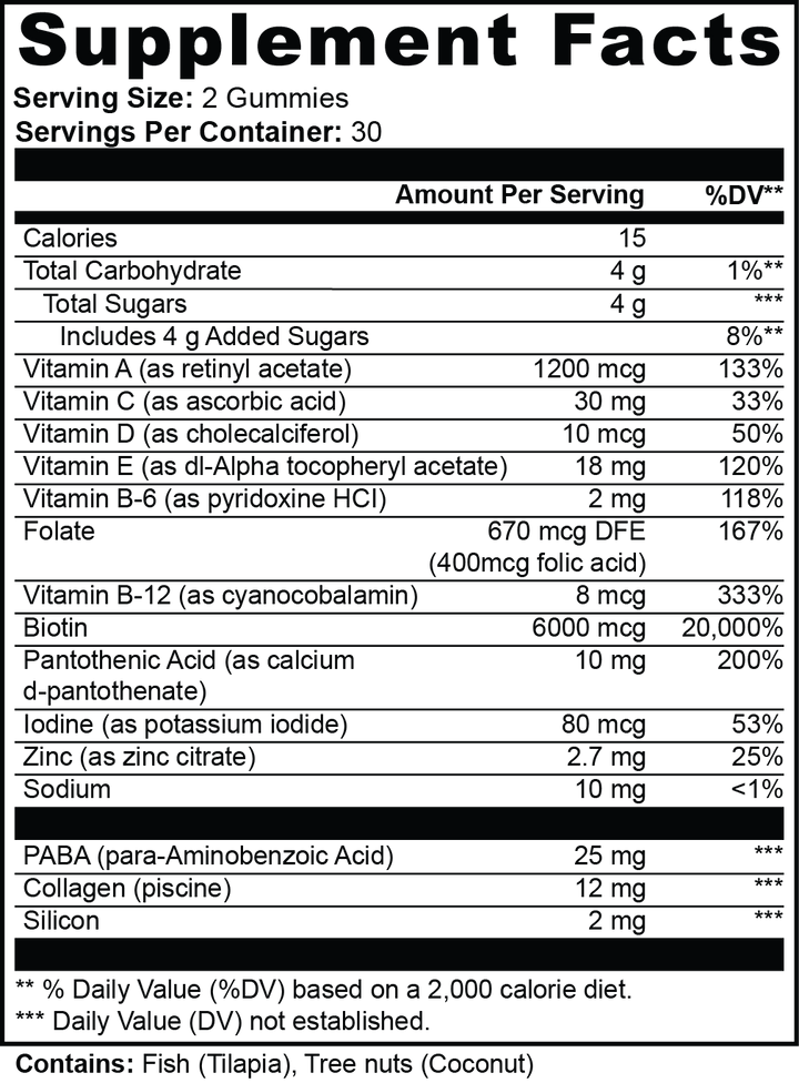 Hair, Skin & Nails Gummies